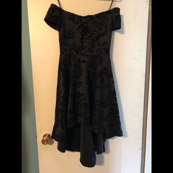 windsor black floral dress